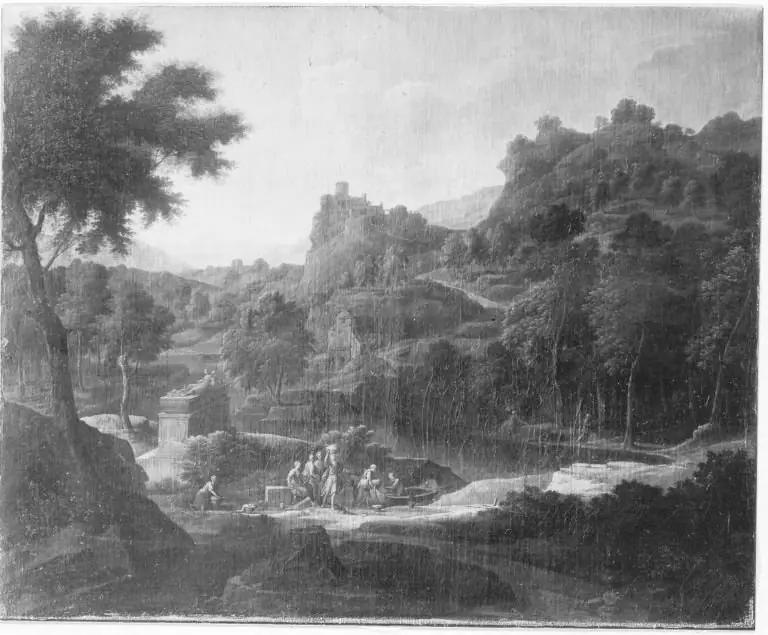 Ideallandschaft italienischen Charakters, by Johannes Glauber
