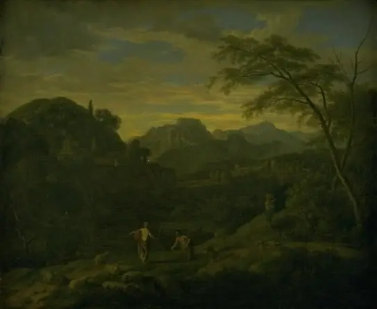 Southern Mountain Scenery, by Johannes Glauber
