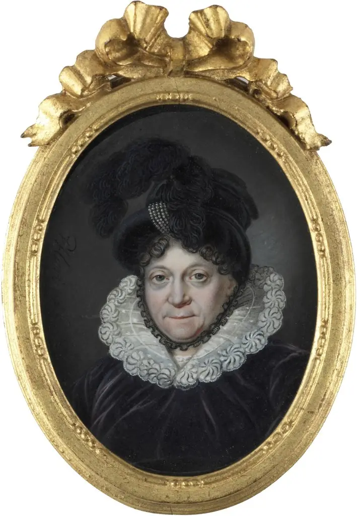 Portrait of Wilhelmina van Pruisen (1751-1820), by Johannes Hari