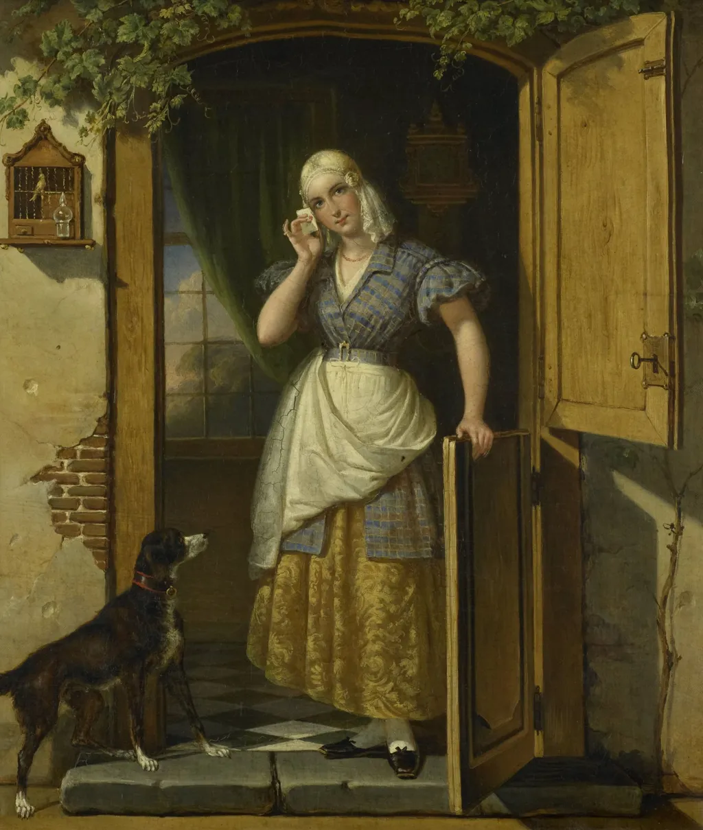 Love Note, by Johannes Hendrik van West, unspecified, 1838