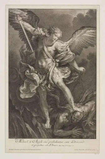 The Archangel Michael, by Johannes Jakob Frey