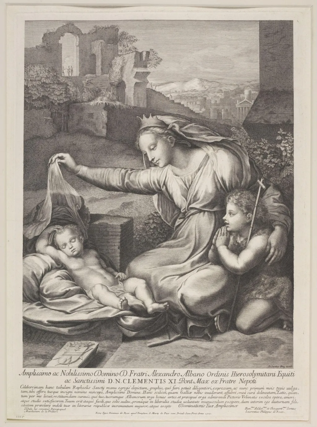 The Holy Family, by Johannes Jakob Frey, 1850