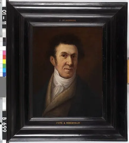 Frits A. Rosenveldt (1769-1847), Actor and Soldier, by Johannes Jelgerhuis