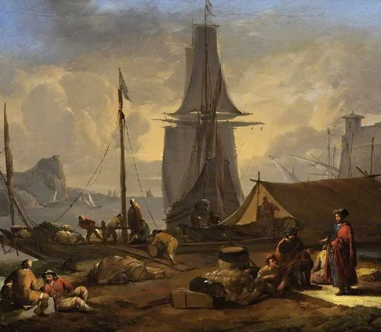 A Port Scene, by Johannes Lingelbach