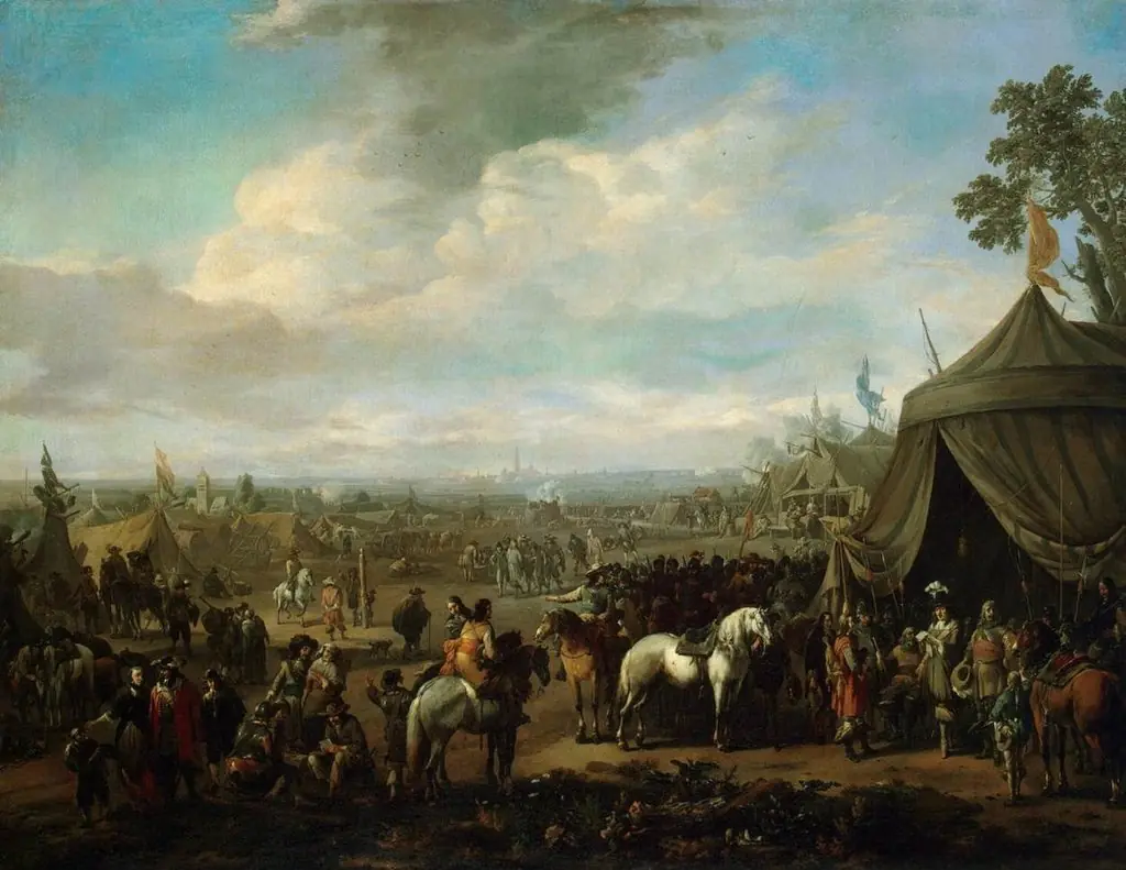 Flemish Town Sieged by the Spanish Soldiers, by Johannes Lingelbach