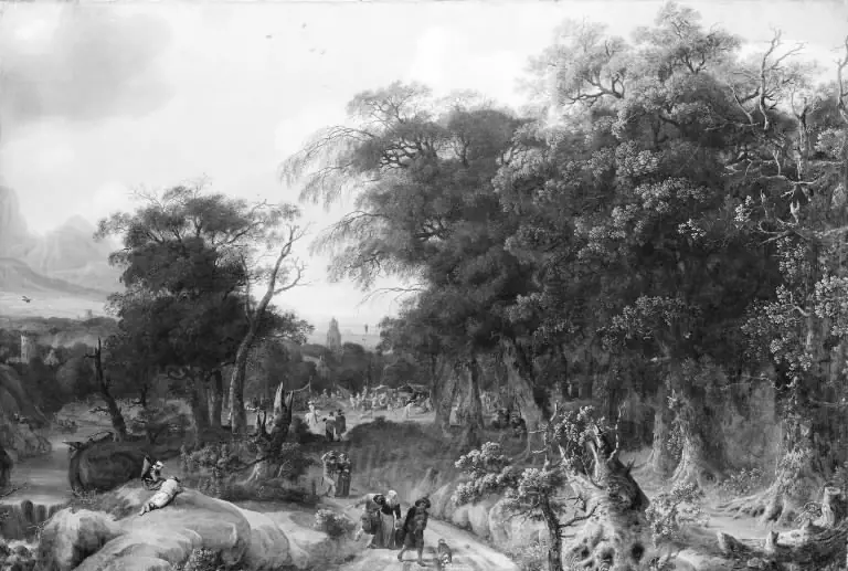 May Festival in the Mountains, by Johannes Lingelbach