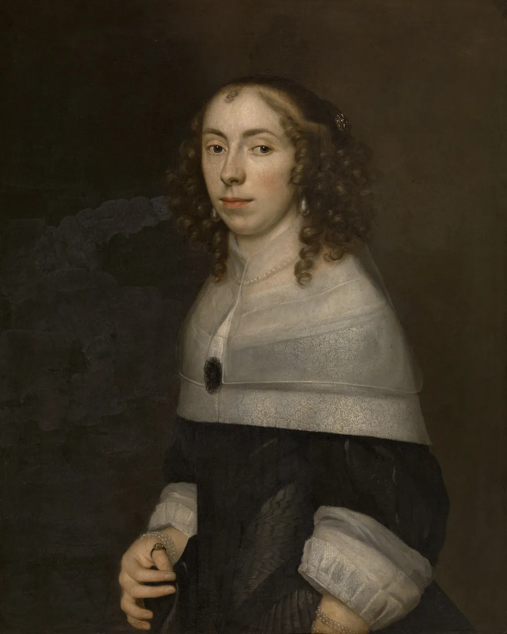 Portrait of Geertruijd Coenen (1635-1716), by Johannes Mytens, oil, 1656