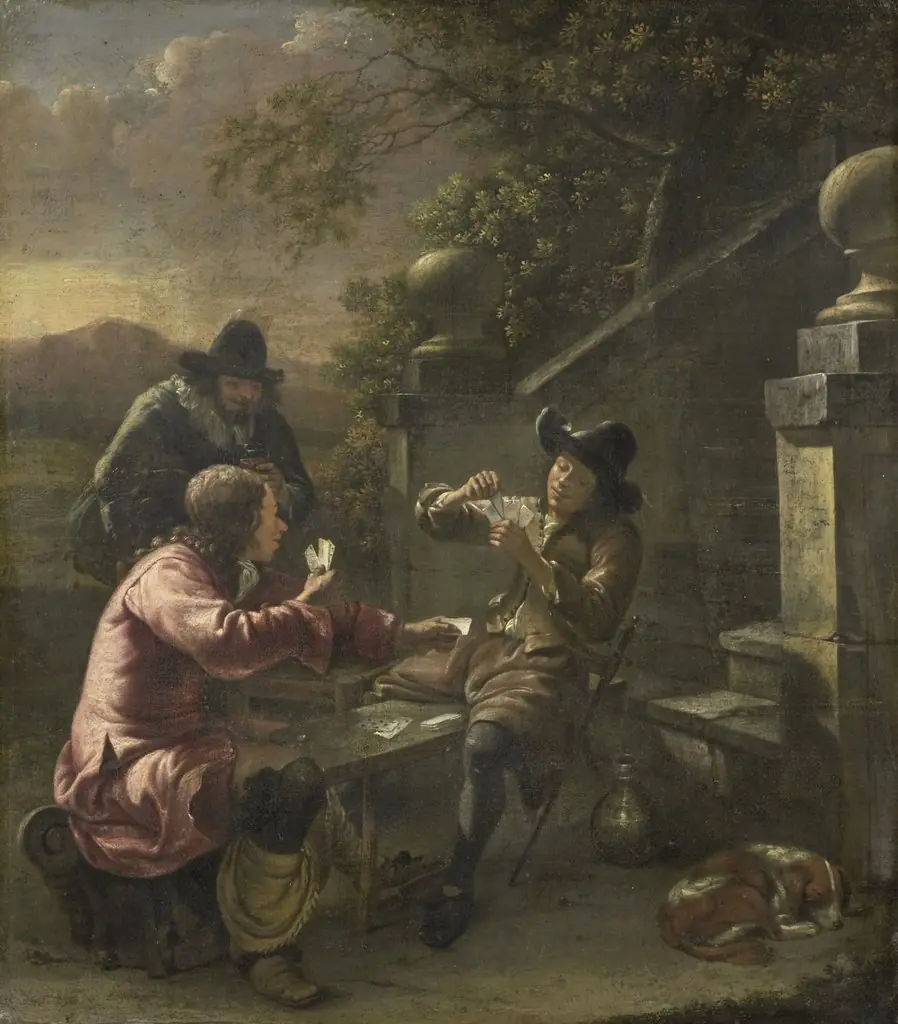 The card players, by Johannes Natus