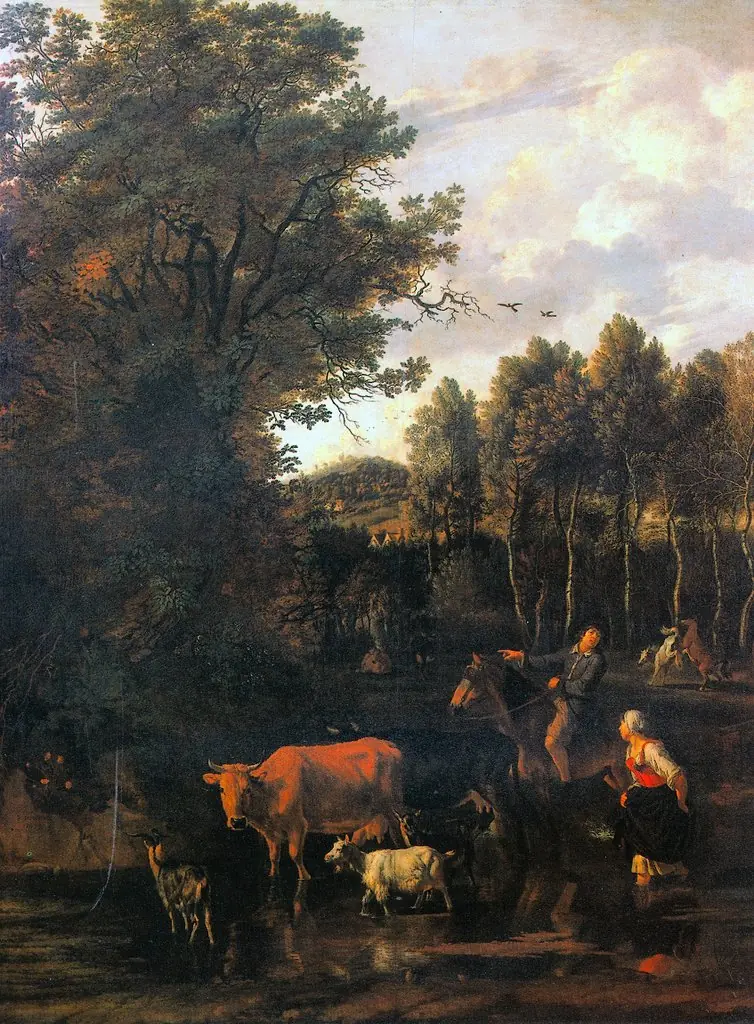 Crossing a Ford, by Johannes Siberechts