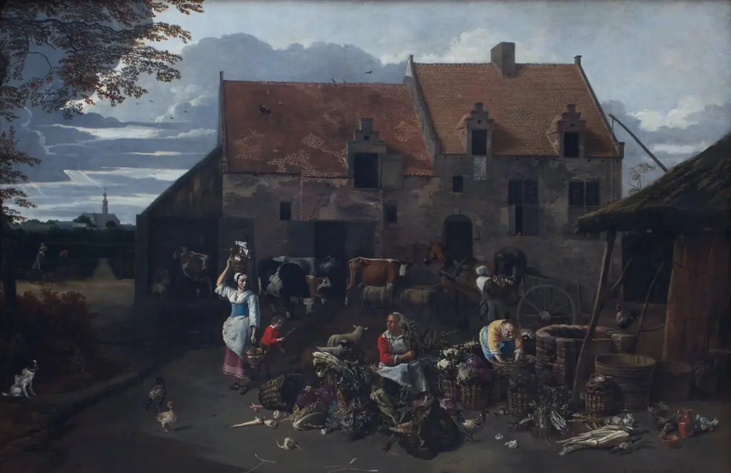 The Courtyard of the Market Gardener, by Johannes Siberechts