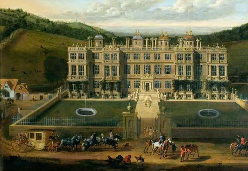 View of Longleat, by Johannes Siberechts, oil, 1690