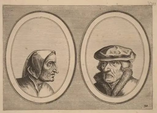 "Buyltje On-versaed" and "Waerner Altijdt-meer", by Johannes van Doetechum the Elder