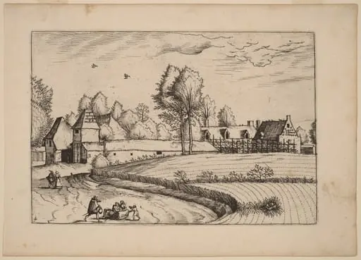 Country Houses, by Johannes van Doetechum the Elder