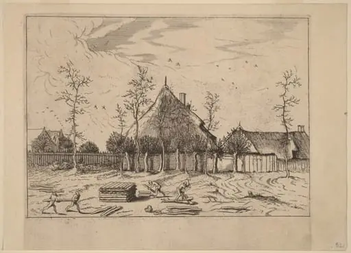 Farm, by Johannes van Doetechum the Elder