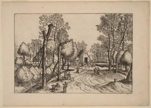 Farms, by Johannes van Doetechum the Elder