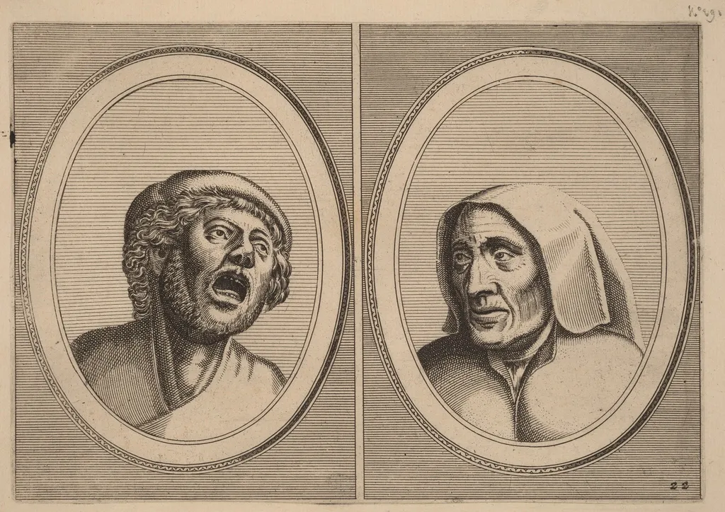 "Hansje Singh in Veldt" and "Blaeuwe Aecht", by Johannes van Doetechum the Elder, ink, 1564