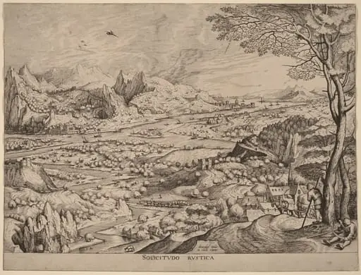 Solicitudo Rustica (Rustic Concerns), by Johannes van Doetechum the Elder