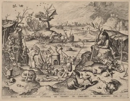 The Temptation of Saint Anthony, by Johannes van Doetechum the Elder