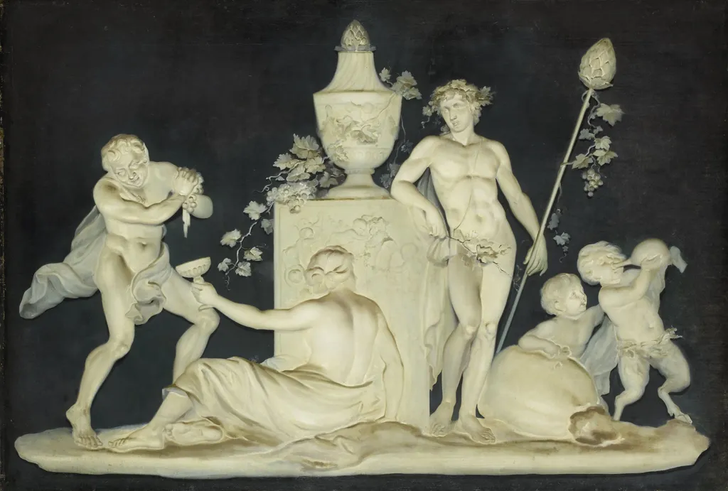 Bacchanal, by Johannes van Dreght, oil, 1797