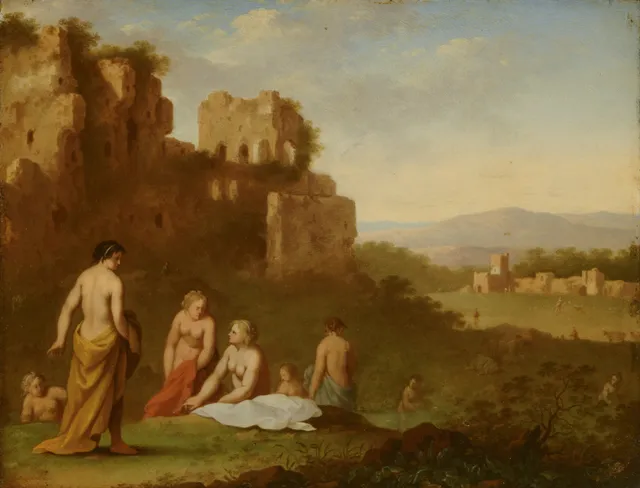 Nymphs Bathing
