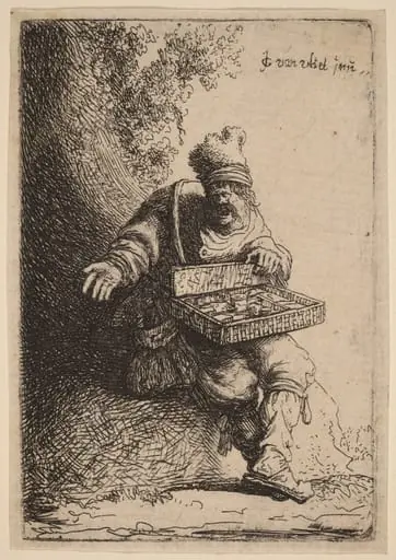 The Peddler, by Johannes van Vliet