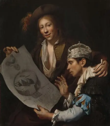 Allegorie op de Franse invasie in 1672, by Johannes van Wijckersloot