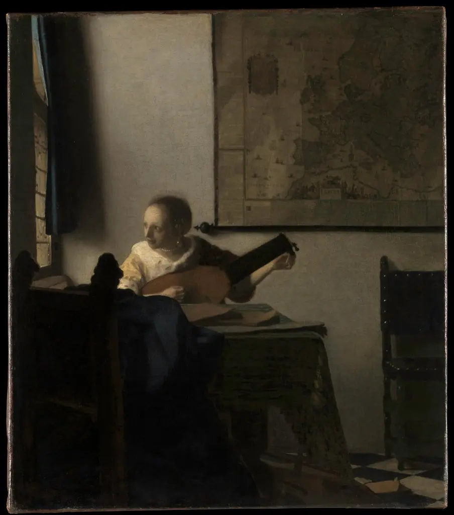 Woman with a Lute