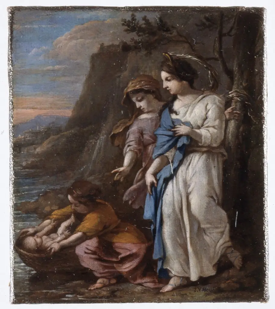 Pharaoh's Daughter Finds Moses, by Johannes Voorhout