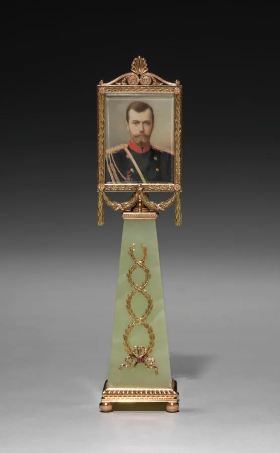 Imperial Framed Miniature of Tsar Nicholas II, by Johannes Zehngraf, unspecified, 1896