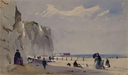 Coast Scene, Normandy, by John Absolon