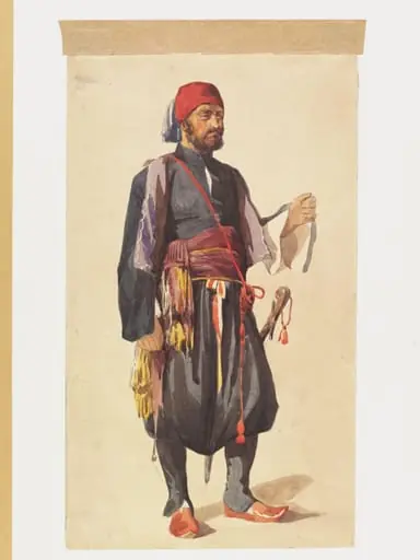 Officer, possibly a Spahi, by John Absolon