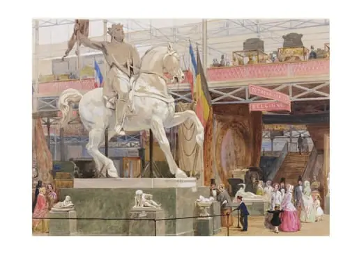 View in the East Nave (Godfrey of Bouillon, by Simonis), by John Absolon