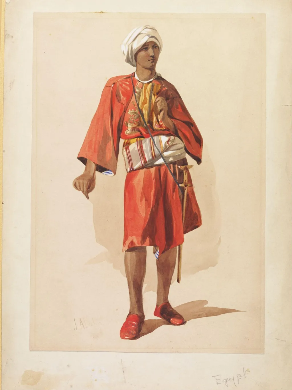 Young Soldier, by John Absolon, watercolor, 1860