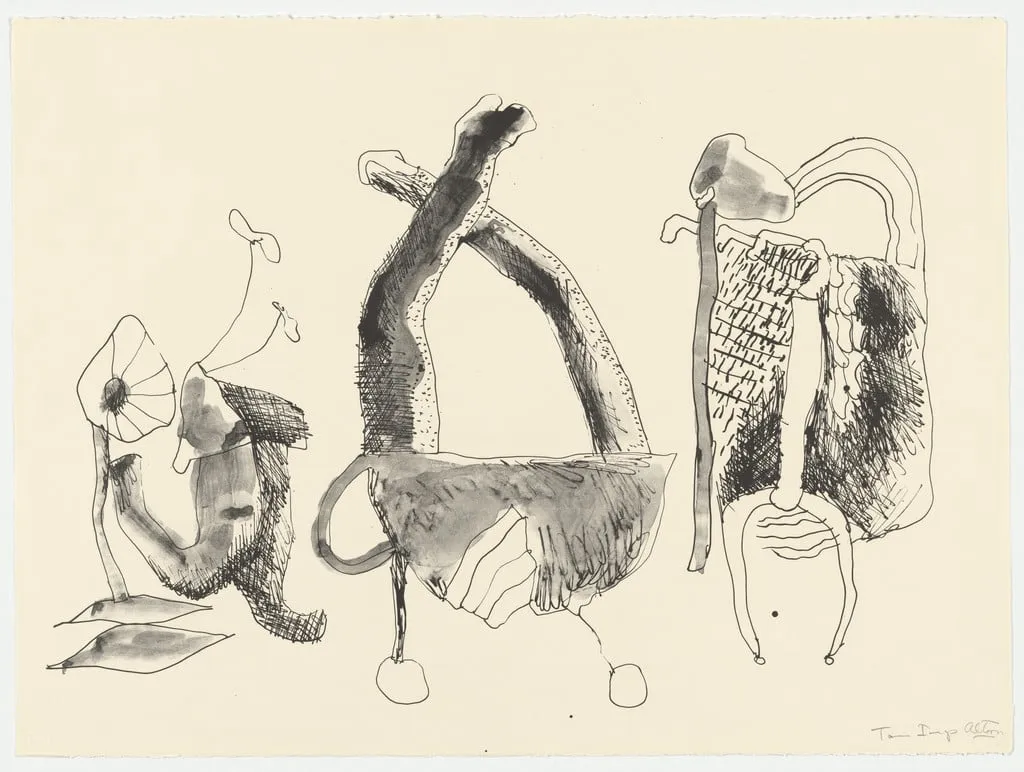 Untitled, by John Altoon, ink, 1965