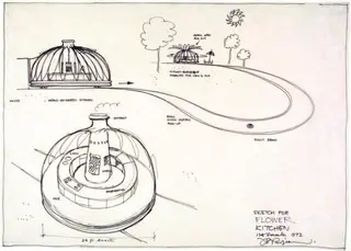 Sketch for Flower Kitchen