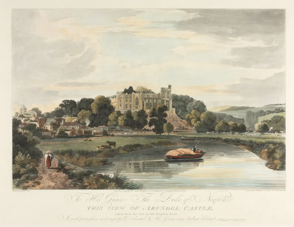 This View of Arundel Castle, by John Baily, 1819