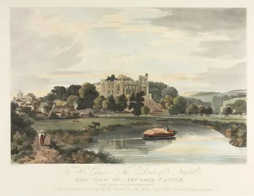 This View of Arundel Castle, by John Baily