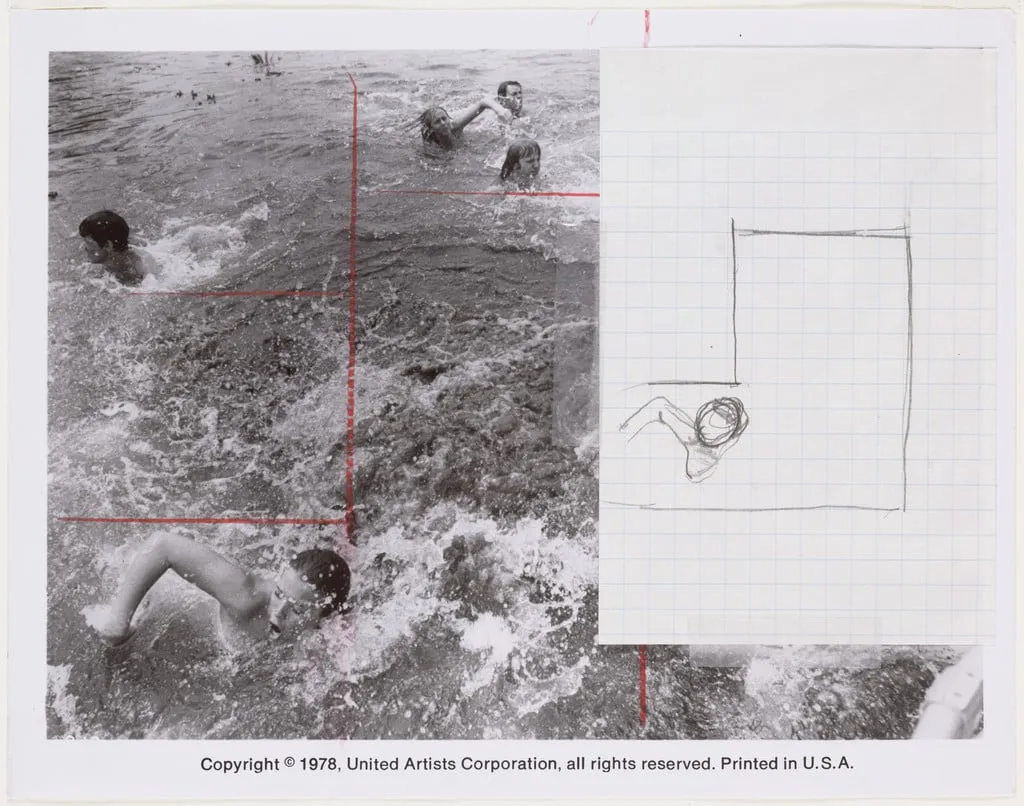 Untitled, by John Baldessari, graphite, 1986