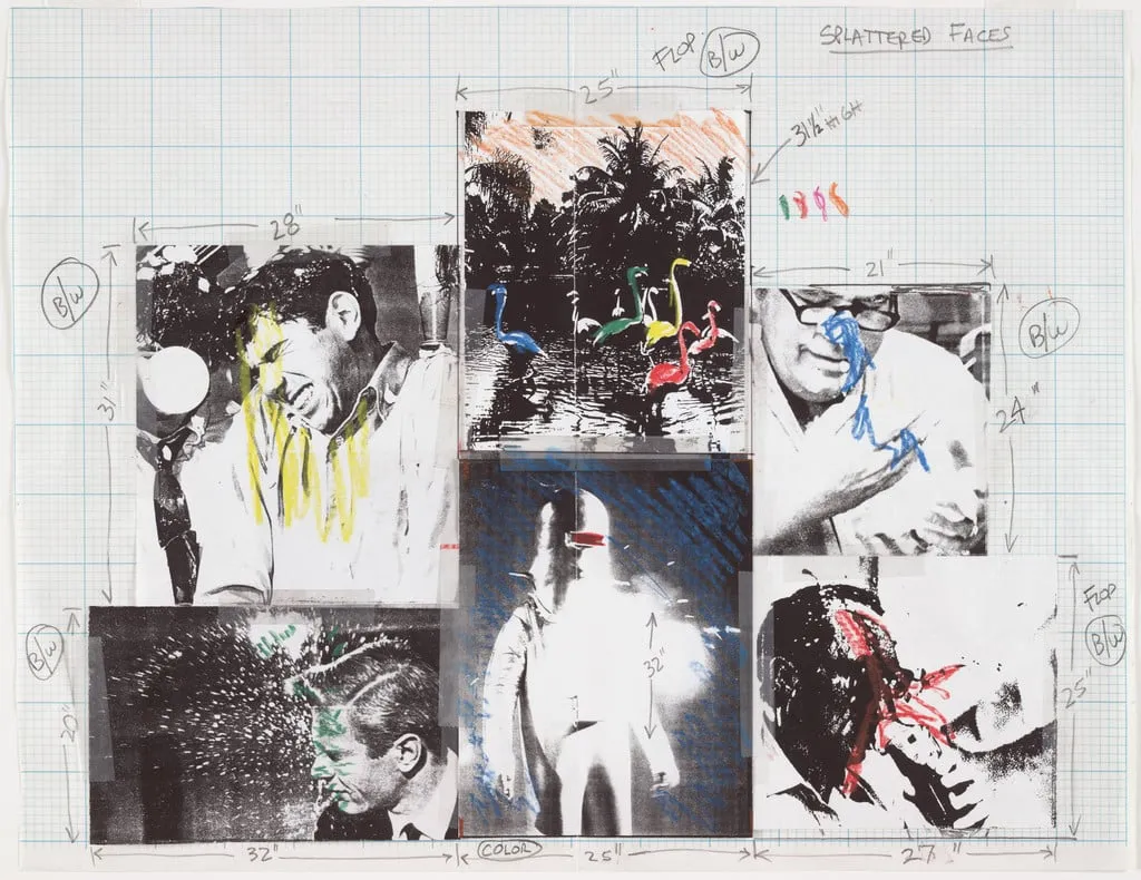 Untitled, by John Baldessari, graphite, 1990