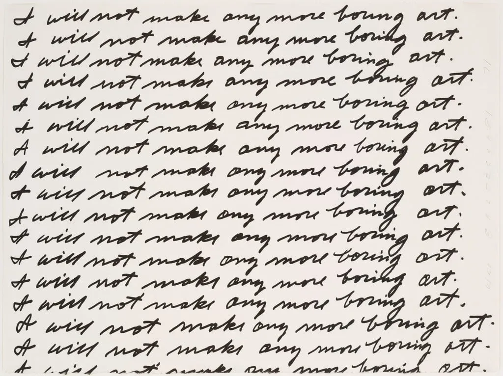 Untitled, by John Baldessari, ink, 1971