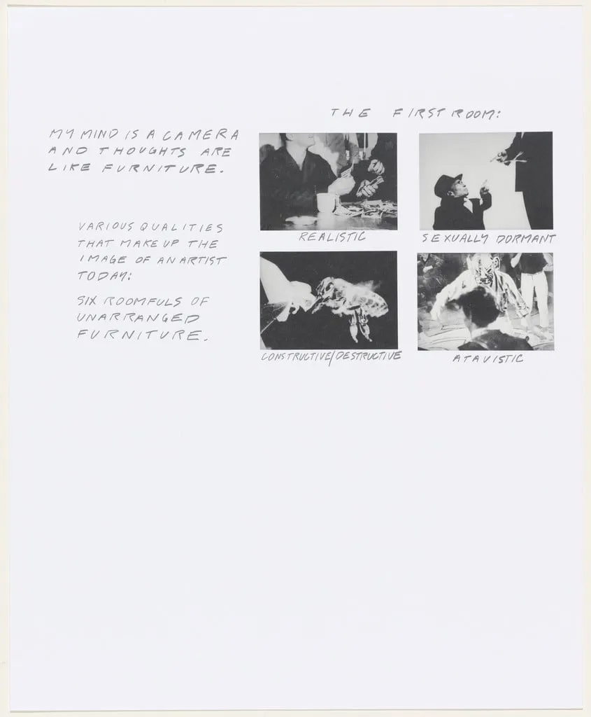 Untitled, by John Baldessari, ink, 1993