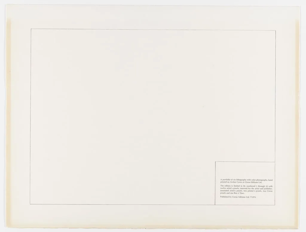 Untitled, by John Baldessari, ink, 1976