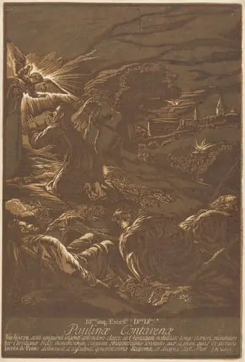 Christ on the Mount of Olives, by John Baptist Jackson