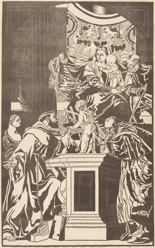 Holy Family and Four Saints, by John Baptist Jackson
