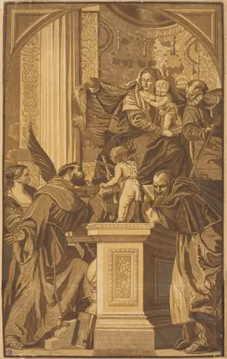 Holy Family and Four Saints, by John Baptist Jackson