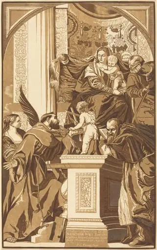 Holy Family and Four Saints, by John Baptist Jackson