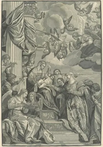 Mystic Marriage of Saint Catherine, by John Baptist Jackson