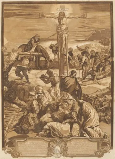 The Crucifixion [Center Panel], by John Baptist Jackson