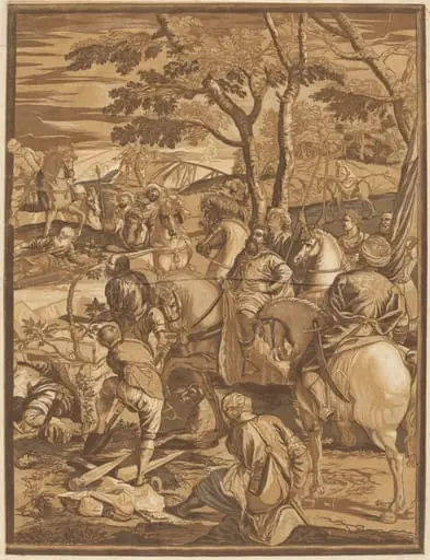 The Crucifixion (Right Panel), by John Baptist Jackson