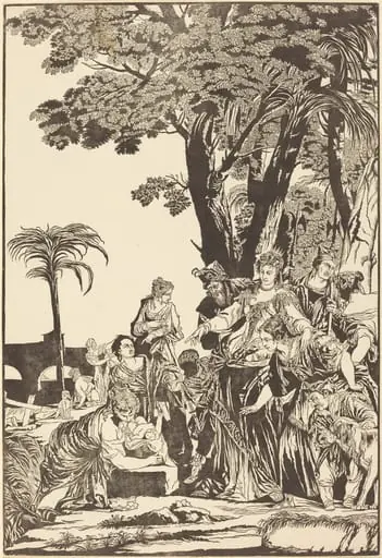 The Finding of Moses, by John Baptist Jackson